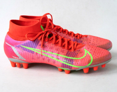 Nike Mercurial Superfly 8 Pro AG CV1130-600 Soccer Cleats UK10.5
