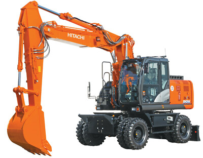 Hitachi ZX190W-6 adhesive decals, Complete kit