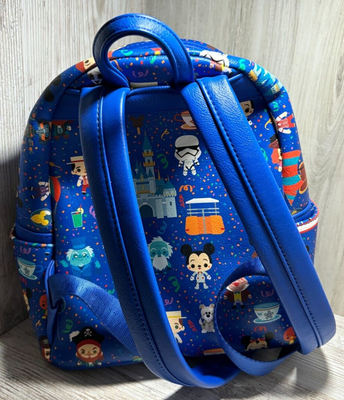 Disney Parks Loungefly Chibi Icons Mini Backpack Ears & Card  display picture 2