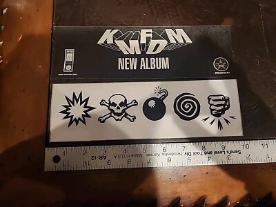 KMFDM Album Release promo Sticker Record Store Only | eBay