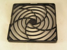 Fan Grill ABS Finger Guard 92mm Black Computer Use Etc 2 Pieces OL0376