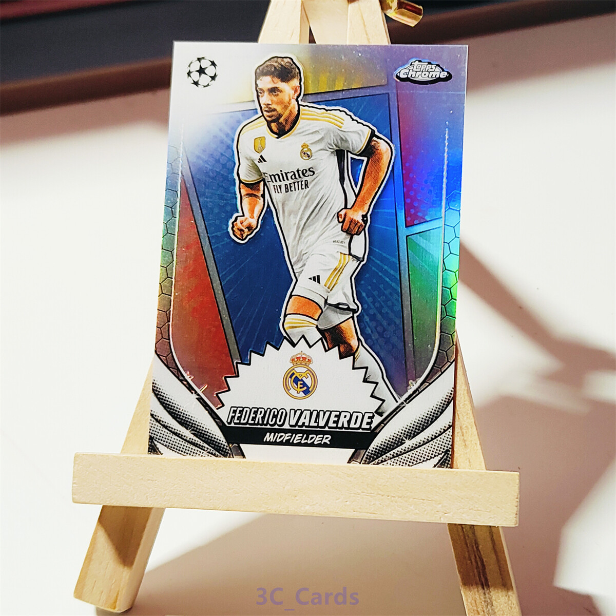 Federico Valverde 5枚限定 2023/24 Topps Chrome UEFA Club