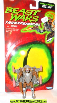 Transformers Beast Wars 1996 RATTRAP complete FULL CARD vintage 95