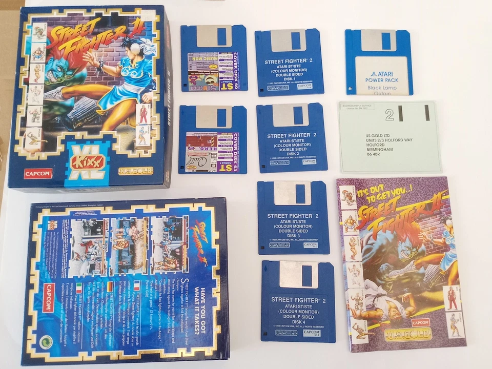 Bundle Of 6 Vintage Atari ST Games UNTESTED - Imagen 2 de 4