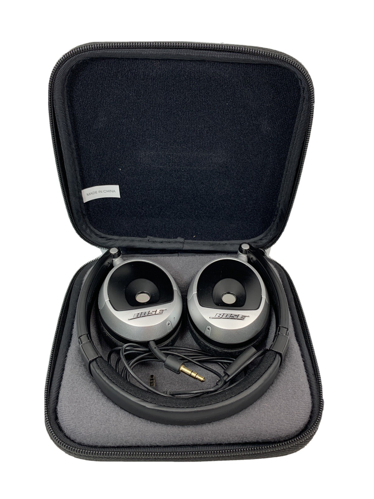 BOSE TP-1A Triport Over-Ear Wired Headphones with Case Tested & Working-image