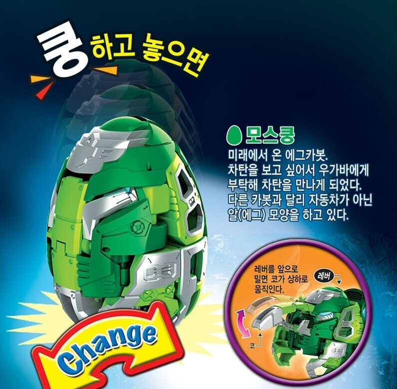 Hello Carbot Mothkoong MothKung Dinosaur Mammoth Transforming