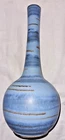 MCM Royal Haeger BLUE WAVES Bristol Desert Plains BULBOUS Lava Art Pottery VASE
