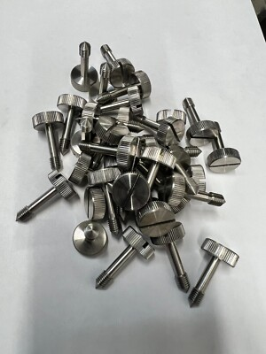 #ad 1 4 28 CAPTIVE PANEL THUMB SCREW STAINLESS STEEL 35 Pieces $45.00