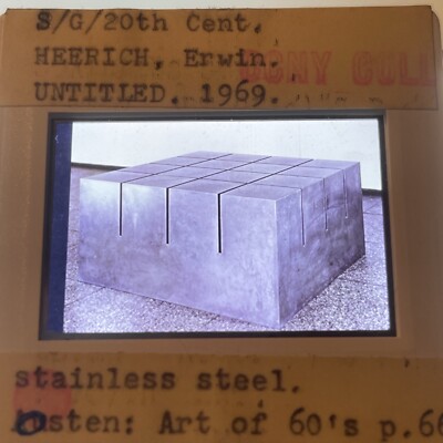 Erwin Heerich  Untitled 1969  German  Modern Art 35mm Slide