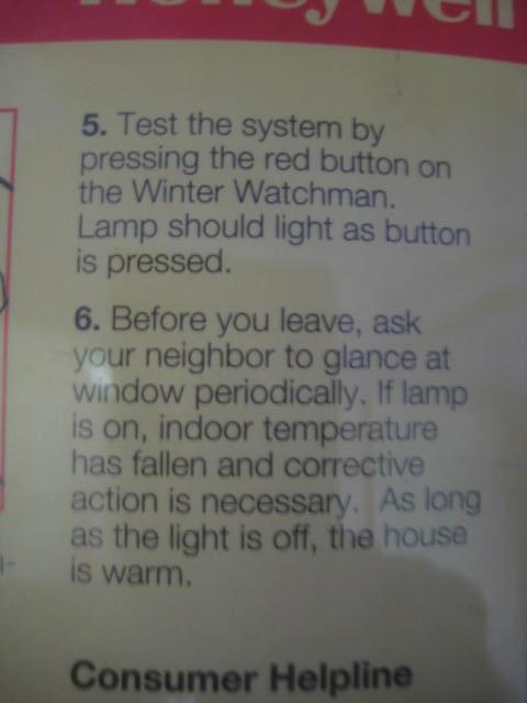 NEW HONEYWELL HOME FREEZE PROTECTION CW200A WINTER WATCHMAN TEMPERATURE ALERT