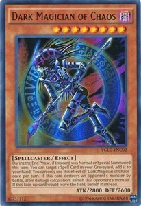 Dark Magician of Chaos - YGLD-ENC02 - Ultra Rare - Unlimited Edition x3 - Near M