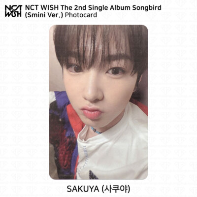 NCT WISH The 2nd Single Album Songbird Smini ver Photocard NFC CD