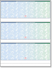 - Blank Check Stock for Laser/Ink-Jet, 8-1/2 X 11" 24 Lb, 500 Sheets per Pack 