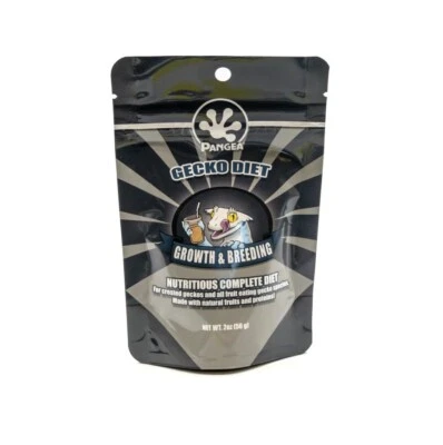 PANGEA REPTILE Pangea Complete Gecko Diet Food - Growth and Breeding Formula with Insects