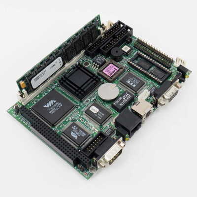 ADVANTECH EMAC PCM-4823 Industrial Motherboard AMD Am5x86-P75-S/32MB RAM/VGA/LAN