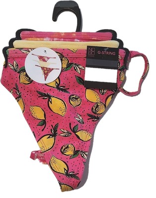 No Boundaries G String Panties 3 Pair - Size 3XL