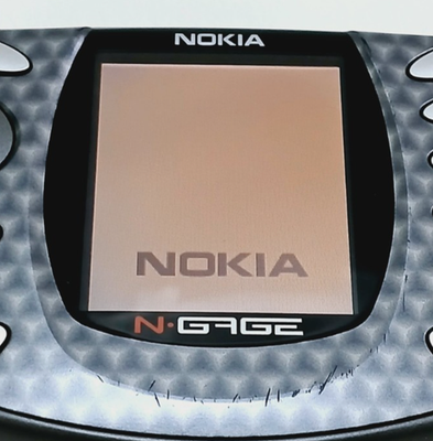 Nokia N-Gage Green Console / Phone – Rare – With Memory Card – For