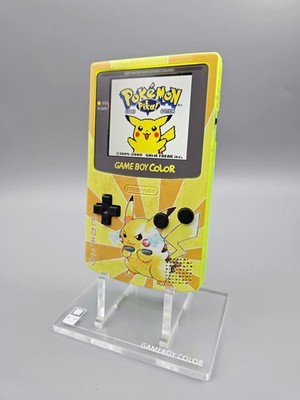 Nintendo GameBoy Color   Pokémon Pikachu Edition mit Q5 OSD V2 Mod