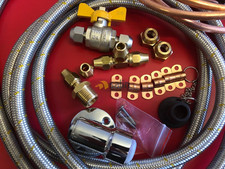 CARAVAN LPG BAYONET INSTALL KIT 2 M CAMPER WEBER Q BABY Q RETROFIT 3/8 COPPER