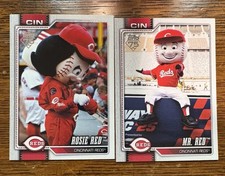 MR. RED & ROSIE RED 2026 Topps Series 1 Baseball Celebration #M-7 Reds Mascot