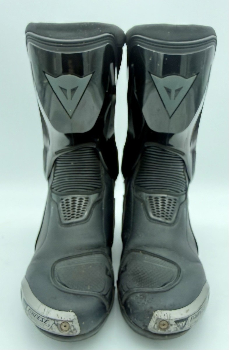 DAINESE TORQUE D1 OUT MOTORCYCLE BOOTS. ALL BLACK US MEN'S SIZE 11