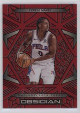 2024-25 Panini Obsidian Electric Etch Red Flood Tyrese Maxey #77
