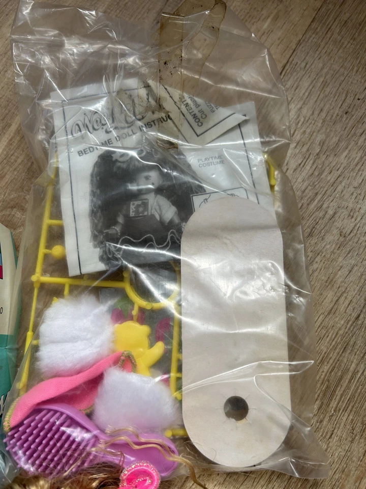 Muñeca Mattel Wee LIL Miss From Playtime To Bedtime 1990 nueva en caja abierta*LEER Foto 4 de 4