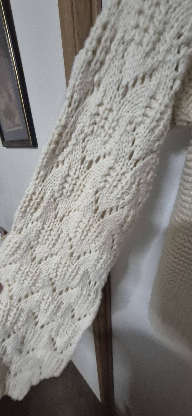 Universal Thread Ivory Chunky-Knit Pullover Sweat… - image 2