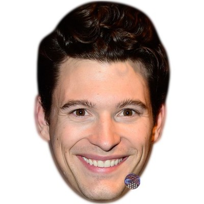 Bryan Dechart Promi Maske, flaches Kartengesicht, Kostüm Maske
