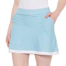 PETER MILLAR Sally Golf Court Skort Spritz Royale Pastel Print UPF 50 S M L NEW