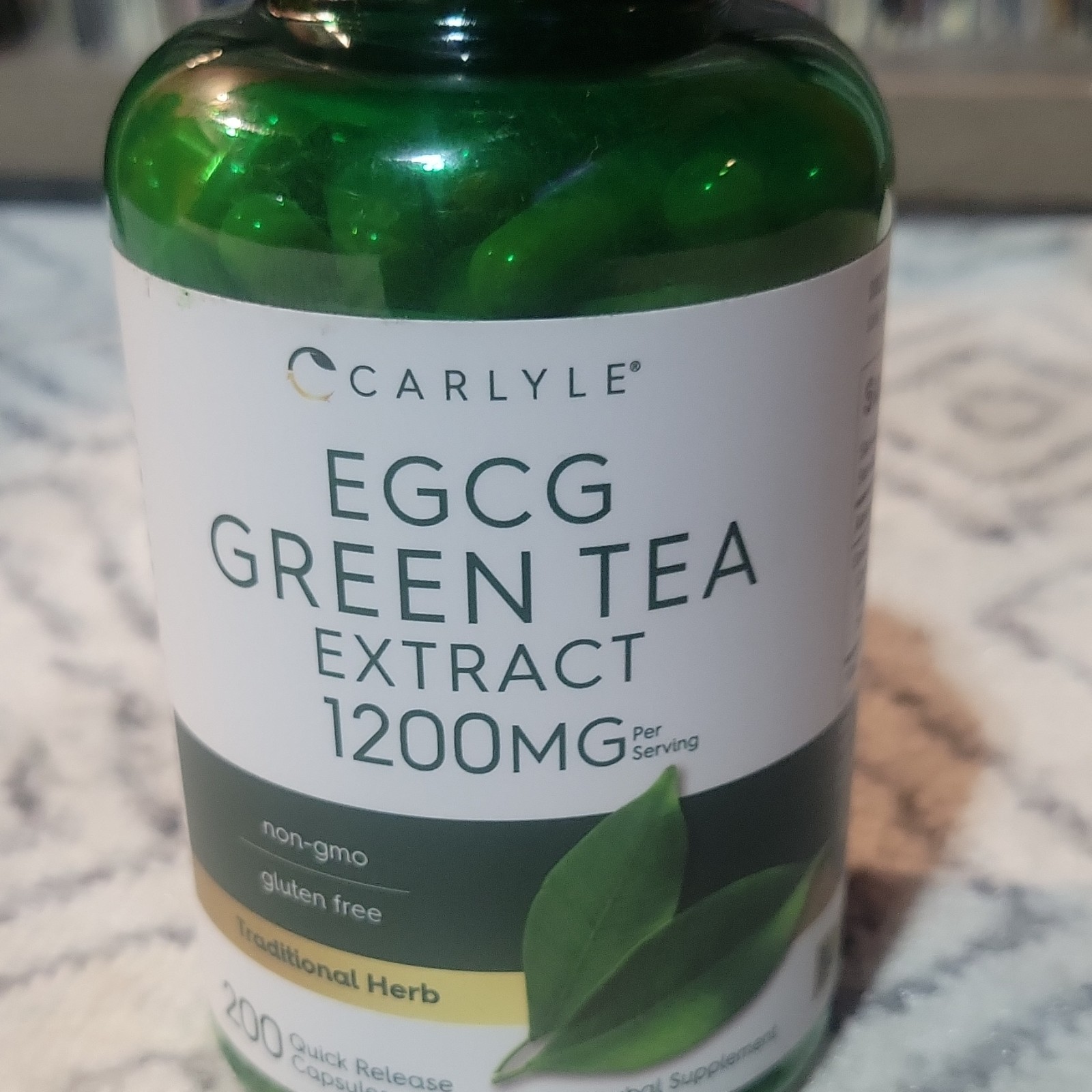 Extract 1200mg 200 Capsules Non-gmo Gluten-free Herbal