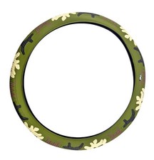 XTENDO 26 x 2.40 Bicycle Freestyle/Bmx Tire–Woodland Army Semi Slick Block Tread