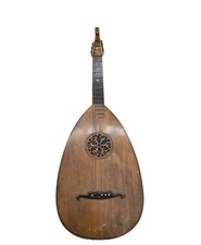 Antique German Lute Guitar Gitarrenlaute Wandervogel 6 String Vintage c.1900