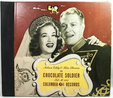 The Chocolate Soldier Nelson Eddy Rise Stevens M-482 Columbia Records Set of 3