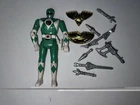 VTG '93 Bandai Green Ranger Tommy Flip Head W/ Accessories Power Ranger MMPR
