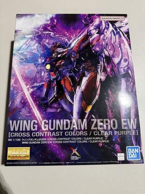 Bandai MG 1/100 Wing Gundam Zero EW Cross Contrast Clear Purple Limited