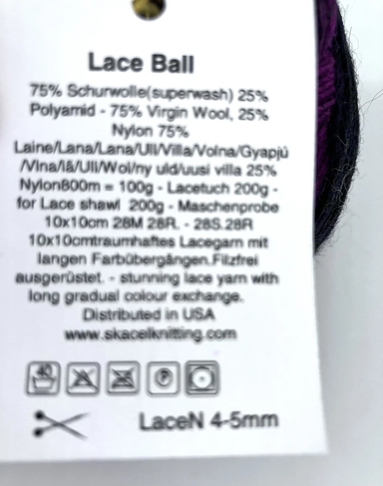 Bola de encaje Schoppel 100 hilos 100 % lana virgen / nailon ~ carisma ~ 800 m 100 g nueva Foto 4 de 4