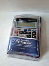 Dual Powered 12-Digit Calculator RadioShack 650-1007, NEW