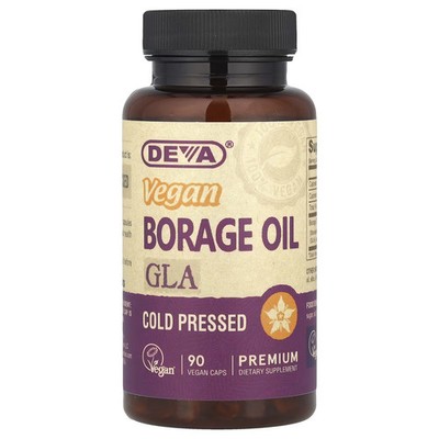 Deva Borage GLA 500 mg per Capsule Wellness Support