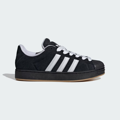 adidas Originals Herren Superstar ST Schuhe in Schwarz/Cloud White/Gum