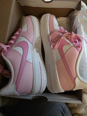 Air Force 1 Bubblegum Pink Dripp/Air Force 1 Shoes NEW IN BOX Sz 6 Youth 7.5Wmn