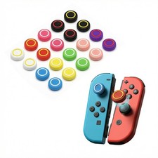 20 Pcs Silicone Thumb Grips Joystick Caps Multicolor