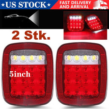2pcs Led Universal Car Truck Trailer Stop Turn Signal Brake Tail Light Lamps Us 2pcs Led Universal Car Truck Trailer Stop Turn Signal Brake Tail Light Lamps Us