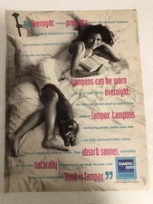 1994 Tampax Tampons Vintage Print Ad Advertisement pa13