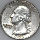1948-P Washington Quarter 90% Silver As Shown [SN02]
