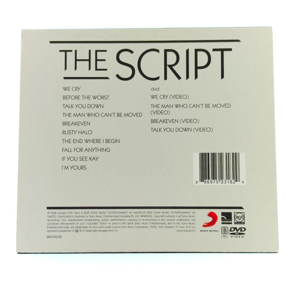 The Script - Self Titled - CD/DVD With Slipcover - Image 2 of 4