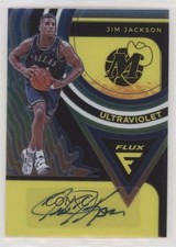 2020-21 Panini Flux Ultraviolet Signatures Jim Jackson #UV-JIM Auto 0b3