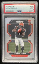2021 Panini Prizm Ja'Marr Chase #337 Cincinnati Bengals PSA 9