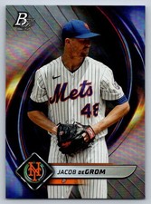 Jacob deGrom 2022 Bowman Platinum #42 New York Mets Baseball