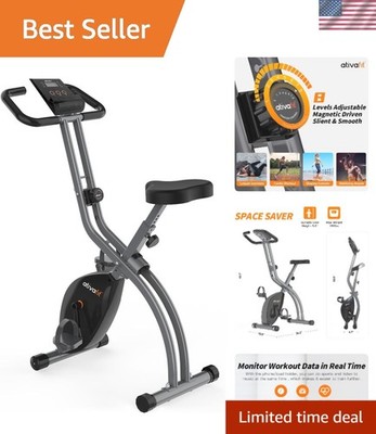 Versatile 3-in-1 Magnetic Indoor Fitness Bike with Resistance Levels & Comfort
